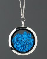 Amulet with blue stones